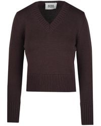 Alpha Studio - V-Neck Knitwear - Lyst