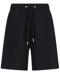 Ami Paris - Korte Broeken ,Zwart ,Katoen Quota Short - Lyst
