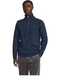 Revolution - Halb-Reißverschluss-Strickpullover - Lyst