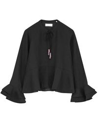Skall Studio - Frigga Flounce Shirt - Lyst