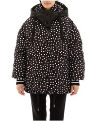 Dolce & Gabbana Reversible Puffer Jacket - Zwart