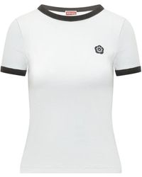 KENZO - Tops ,Wit ,T-Shirts - Lyst