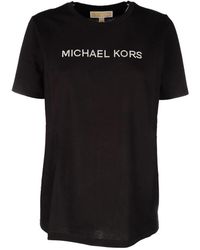 Michael Kors - Tops ,Zwart ,T-Shirt - Lyst