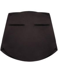 Courreges - Circle Satin Miniskirt - Lyst