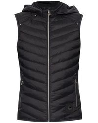 Moose Knuckles - Down vest with logo - Lyst