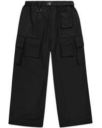 Y-3 - Broeken ,Zwart ,Wol Verfijnde Cargo Broek Van Wol - Lyst