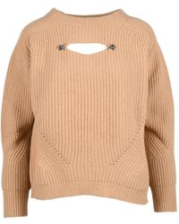 Anna Molinari - Round-Neck Knitwear - Lyst