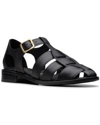 Clarks - Flat Sandals - Lyst