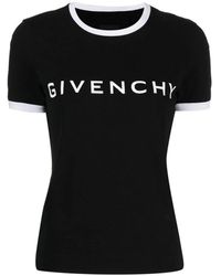 Givenchy - Classic Logo Collar T-Shirt For - Lyst