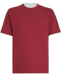 Brunello Cucinelli - Cotton T-Shirt - Lyst