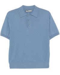 Canali - Piqué Polo Met Textuur - Lyst