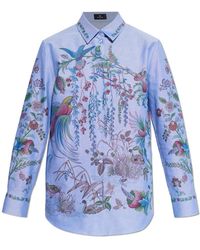 Etro - Shirt Met Patroon - Lyst