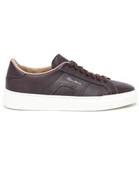 Santoni - Schoenen ,Bruin ,Leer Gloria Sneaker - Lyst
