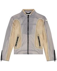 DIESEL - Jacke aus nylon mit kontrastelementen - Lyst