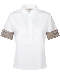 Herno - Tops ,Wit ,Polo Shirt - Lyst