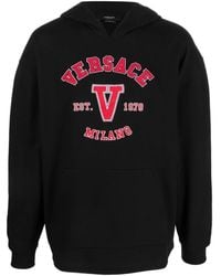 Versace - Stylischer schwarzer sweatshirt für männer - Lyst