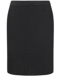 Givenchy - Geometric Knit Pencil Skirt - Lyst