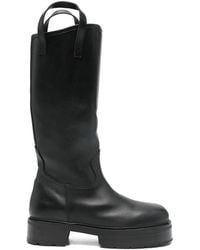 Julius Engineer Talos Boots in Black for Men | Lyst