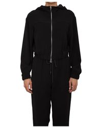 Marella - Hoodies & Sweatvesten ,Zwart ,Polyester Stijlvolle Zwarte Jas Voor Vrouwen - Lyst
