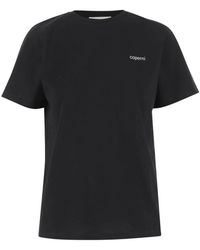 Coperni - Tops ,Zwart ,Katoen T-Shirt - Lyst
