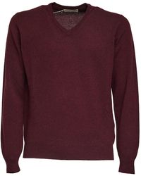 FILIPPO DE LAURENTIIS - V-Neck Knitwear - Lyst