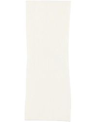 JOSEPH - Accessoires ,Wit ,Ribbed Knit Sjaal - Lyst