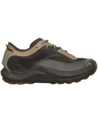 Roa - Braune Ledersneakers Mit Vibram Sohle - Lyst
