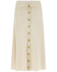 Zimmermann - Rokken ,Katoen Rebellion Buttoned Midi Skirt - Lyst