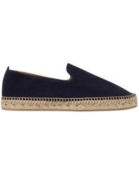 SCAROSSO - Schoenen ,Blauw ,Leer Martin Espadrilles - Lyst