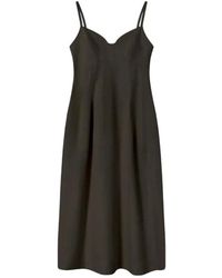 Co. - Bustier Midi Jurk - Lyst