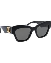 Gucci - Schwarze sonnenbrille mit originalzubehör - Lyst