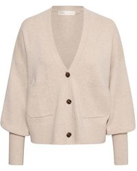 Inwear - Cárdigan de punto femenino con escote en v y botones - Lyst