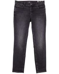 M·a·c - Klassische Schwarze Damenjeans - Lyst