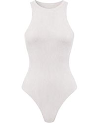 Calvin Klein - Scoop Back One Piece - Lyst
