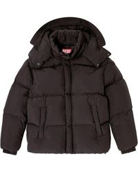 DIESEL - Jassen ,Zwart ,Leer W-Rolfys-Wrd Jacket - Lyst