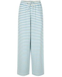 Lolly's Laundry - Broeken ,Veelkleurig ,Katoen Blauwe Katoenen Broek Model Rita Ll - Lyst