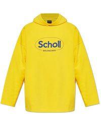 Balenciaga - Hoodies & Sweatvesten ,Geel ,Katoen Sweatshirts & Hoodies - Lyst