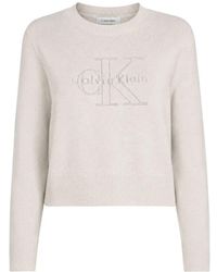Calvin Klein - Round-Neck Knitwear - Lyst