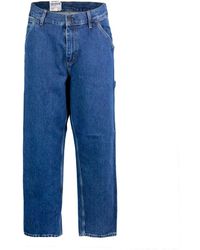 Carhartt - Jeans ,Blauw ,Katoen Single Knee Pant - Lyst