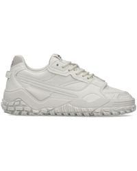 Ellesse - Schoenen ,Wit ,Polyester Witte Leren Sneaker Polyester - Lyst