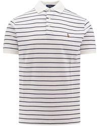 Polo Ralph Lauren - Weißes polo shirt custom slim fit - Lyst