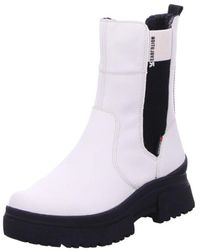 Rieker - Chelsea Boots Damen Weiß Stilvoll - Lyst
