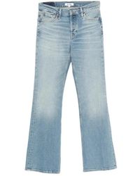 RE/DONE - Jeans ,Blauw ,Katoen 70S Mid Rise Bootcut Jeans - Lyst