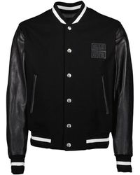Givenchy - Jassen ,Zwart ,Wol 4G Varsity Jacket - Lyst