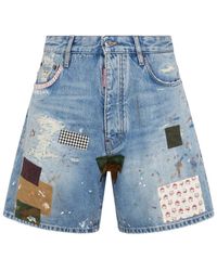 DSquared² - Denim Shorts - Lyst