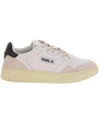 Karl Lagerfeld - Sneakers Mit Einsätzen - Lyst