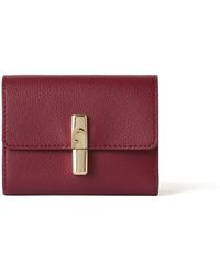 Furla - Accessoires ,Bruin ,Leer Iride S Compact Wallet - Lyst
