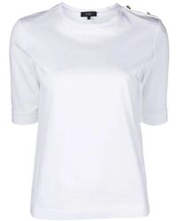 Fay - Stylisches t-shirt mit kurzen ärmeln - Lyst