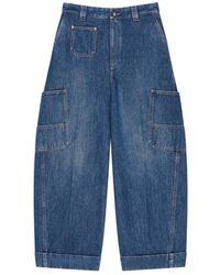 Givenchy - Wide Jeans - Lyst