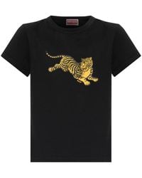 KENZO - T-Shirt Met Print - Lyst